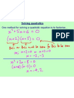 Solving Quadratics