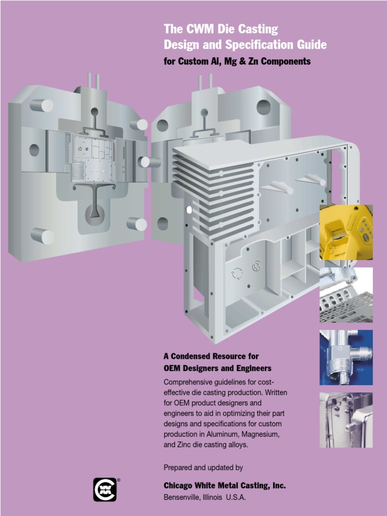 Die Casting Design and Spec Guide PDF PDF Casting (Metalworking