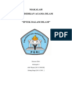 Makalah Agama - IPTEK dalam Islam 