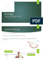 Biology 4 - Gaseous Exchange System