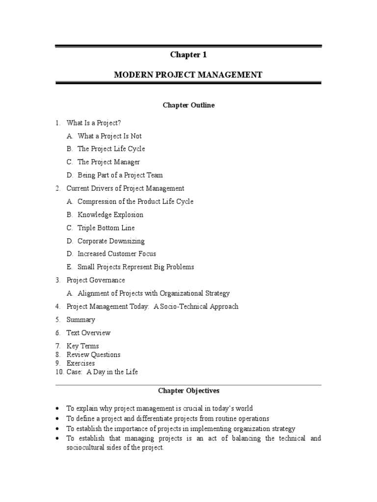 TM Ch01 Modern Project Management | PDF | Project Management ...