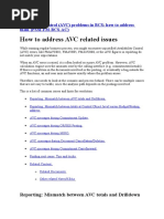 AVC Control Problems in BCS