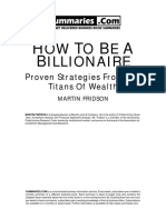 How To Be A Billionaire PDF