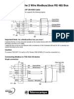 FA11881-Connection To The 2 Wire Modbus-Jbus RS 485 Bus-EN PDF