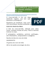 CURA PELA NATUREZA - Eliminar Fungos Das Unhas