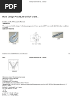 Crane: Technical Specification For EOT Crane Data Sheet 01 | PDF ...