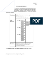 Essay Structure 