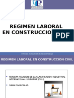 Régimen Laboral en construcción civil