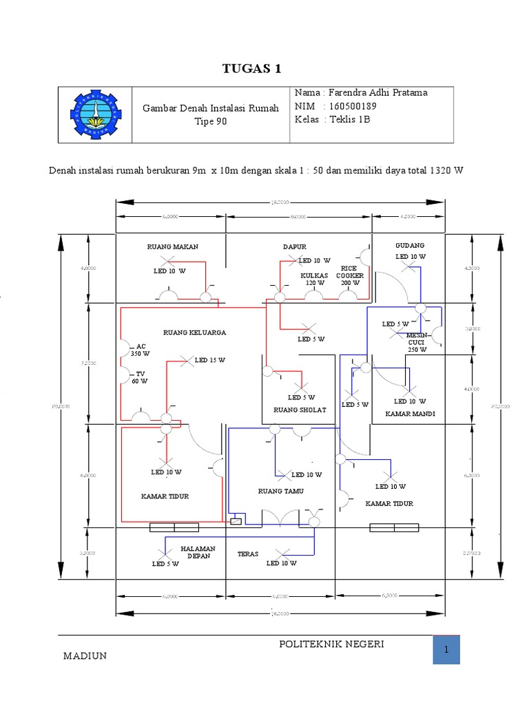 Gambar Denah Rumah 9m 10m Arsitek U0026 Seni Arsitektur Laporan