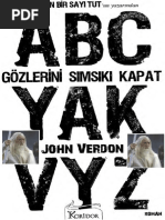 John Verdon - Gözlerini Sımsıkı Kapat | PDF