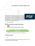 Cómo Demostrar El Principio de Bernoulli