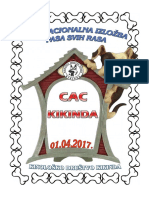 XXIX NACIONALNA IZLOŽBA PASA SVIH RASA - CAC KIKINDA '17  - KATALOG