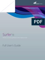 Surfer13UsersGuidePreview PDF