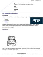 Main Shaft, Overhaul PDF