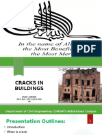 Cracks in Buildings and Remedies