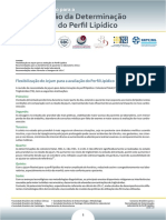 Consenso Brasileiro para A Normatização Da Determinação Laboratorial Do Perfil Lipídico - Dezembro de 2016