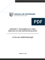 Guïía de Investigación de Diseño y Desarrollo 2014