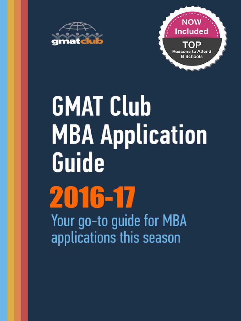 MBA Application Guide | PDF | Graduate Record Examinations | Graduate ...