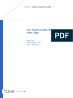 Beam Angle Optimization (BAO) a White Paper