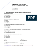 Soal Uas Semester 1 Kelas 6 Mapel Ips PDF