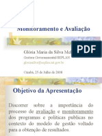 Avaliacao e Monitoramento