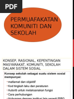 TAJUK 9 - Konsep Permuafakatan Sekolah Dan Komuniti