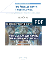 Curso de Angeles Gratis Leccion 41 en Nuestra Vida Centro Atenea Espiritual