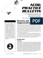 Dystocia and Augmentation of LAbor PDF