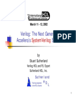 2002 HDLCon Presentation SystemVerilog