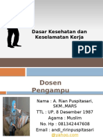 Kontrak Kuliah - Dasar k3