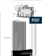 Office floor plan and elevation