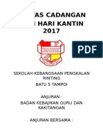 Kertas Cadangan Mini Hari Kantin