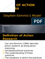 Model of Action Researh: Stephen Kemmis's Model