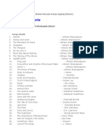 Senarai Karya Agung Bahasa Inggeris & Melayu Sekolah Menengah (38