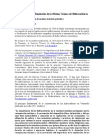 A Los 80 Años de La Fundación de La Oficina Técnica de Hidrocarburos