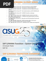 11-2-16 - Transition To SAP S4HANA - System Conversion PDF