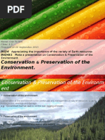 B6D7 Science Conservation & Preservation of Environment