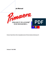 Primavera Project Planner Book