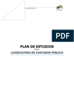 Plan de estudios Licenciatura Contador Público UADY