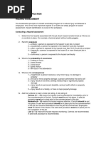 Hazard Assessment Form