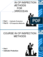 Course in CP Inspection Methods FOR Corrocean: Part I - Part II