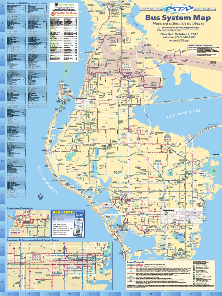 PSTA System Map 10-2-16  Nature  Business  Free 30-day Trial  Scribd