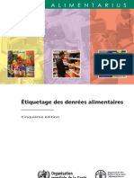 Etiquetage Des Produits Alimentaires