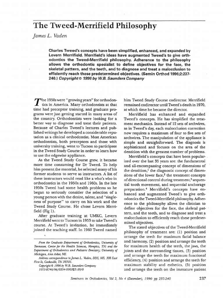 Tweed Merrifield Philosophy | PDF