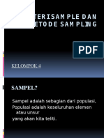 Materi Sample Dan Metode Sampling