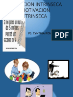 Motivacion Intrinseca y Motivacion Extrinseca PDF
