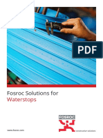 Fosroc Solutions For Waterstops Brochure PDF