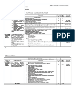 Planificarea Calendaristica