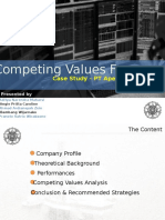 Competing Values Framework: Case Study - PT Apexindo Pratama Duta