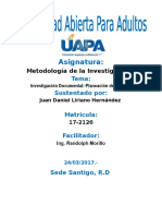 Unidad III Metodologia de La Investigacion I Juan Daniel Liriano H.